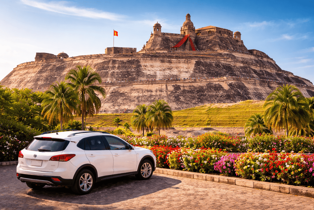renta autos cartagena castillo san felipe
