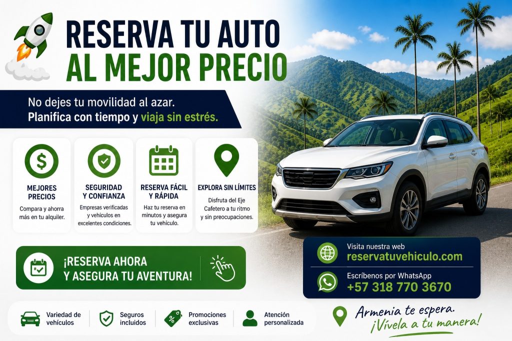 rentacar en armenia colombia precios