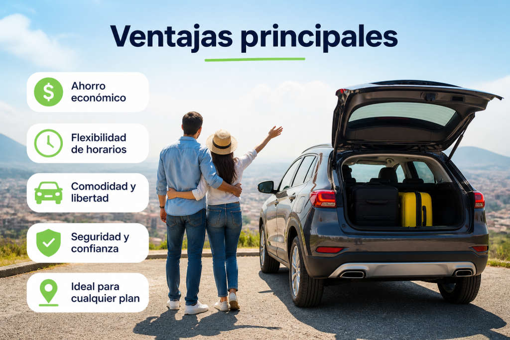 ventajas de alquiler de carros