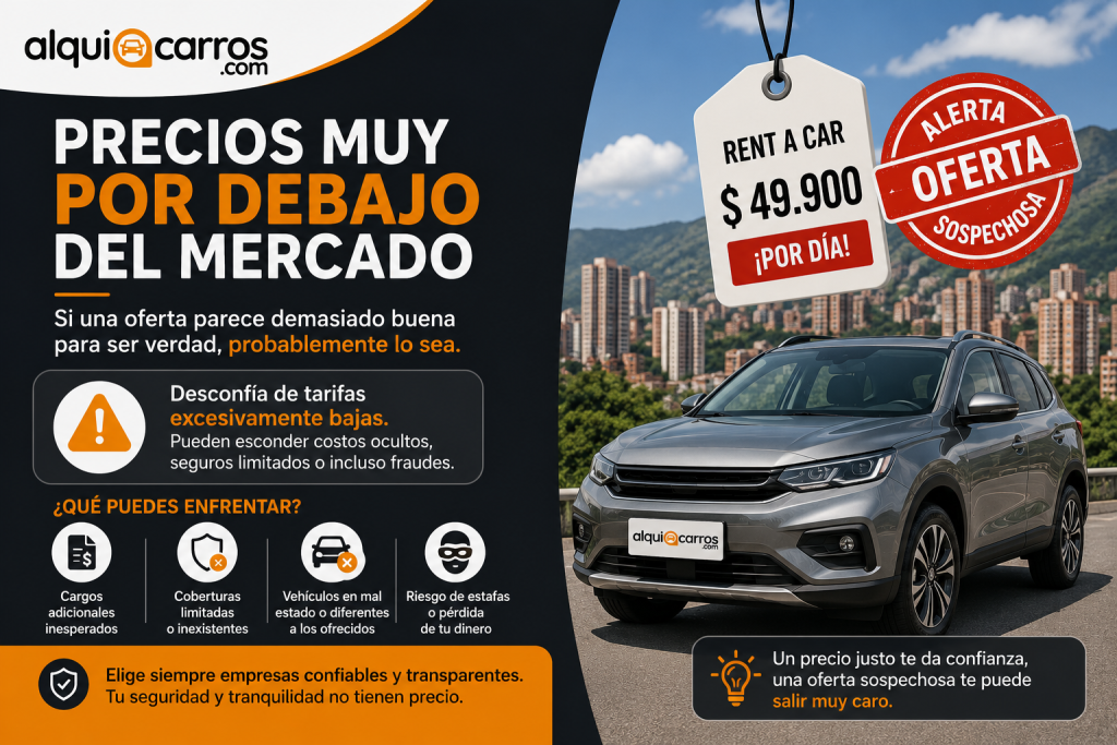 alquiler de vehículos en Medellín económicos SUV
