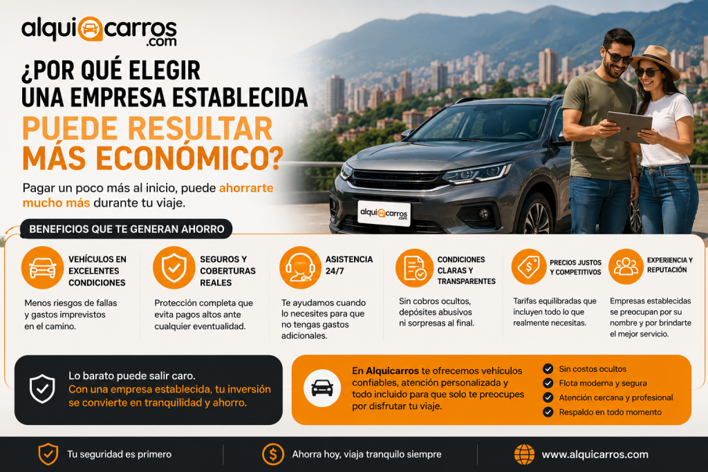 alquiler de vehículos en Medellín económicos SUV

