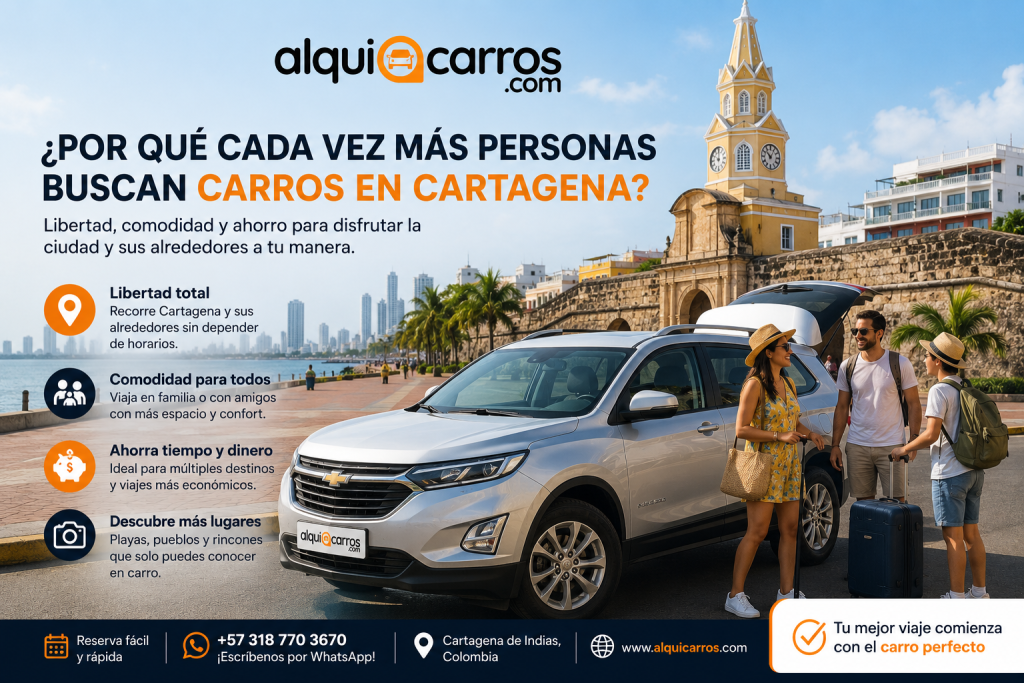 Carros Cartagena para alquilar y recorrer el Centro Histórico con Alquicarros
